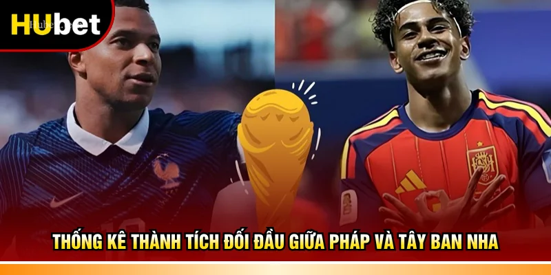 Thống kê thành tích đối đầu giữa Pháp và Tây Ban Nha